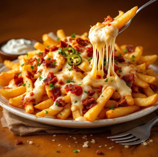 Loaded Fries with Cheese